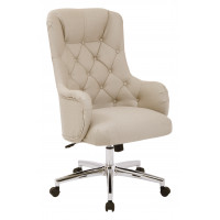 OSP Home Furnishings SB522SA-K29 Ariel Desk Chair in Klein Mouse, Semi Assembled
